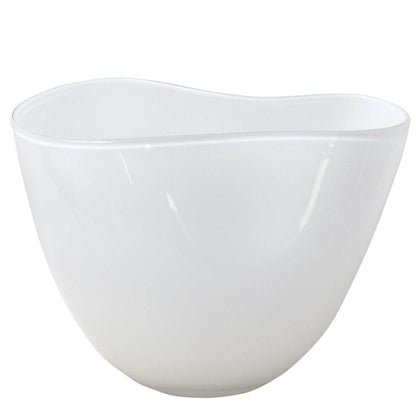 Else | Glass Vase - White (Medium) - Mirra Interiors