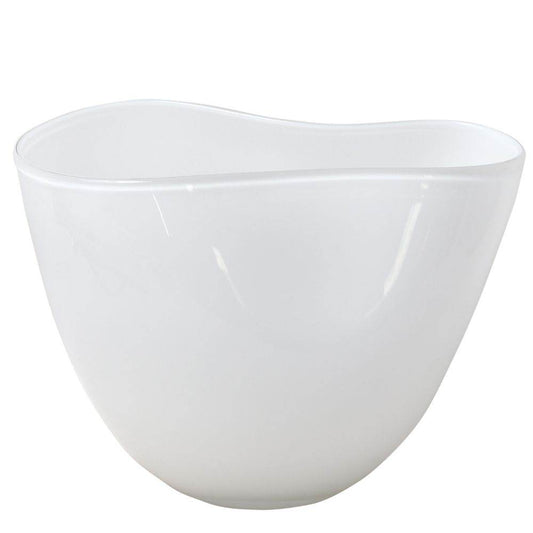 Else | Glass Vase - White (Medium) - Mirra Interiors
