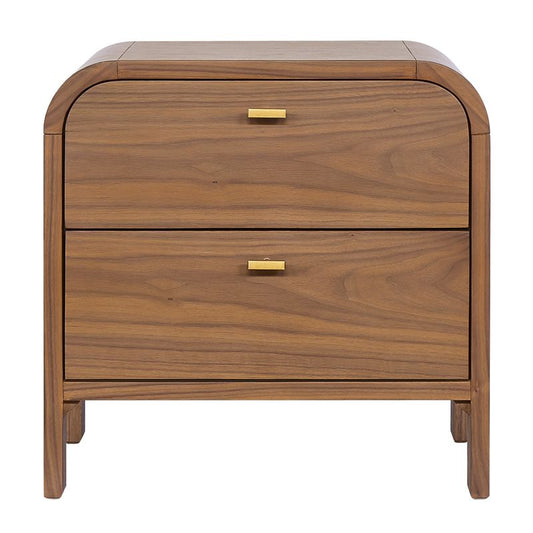 Chisholm Bedside Table - Walnut