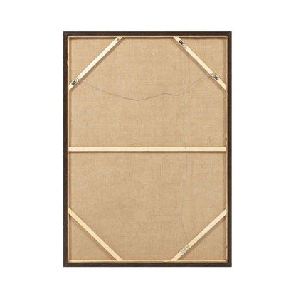 Back of Interwoven framed canvas with hanging hardware