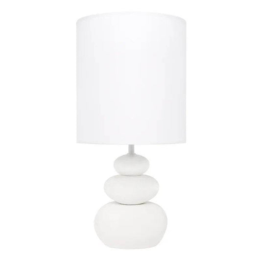 Kai | Pebble Table Lamp White - Mirra Interiors