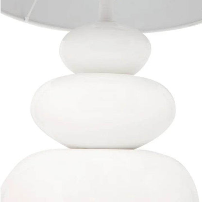 Kai | Pebble Table Lamp White - Mirra Interiors