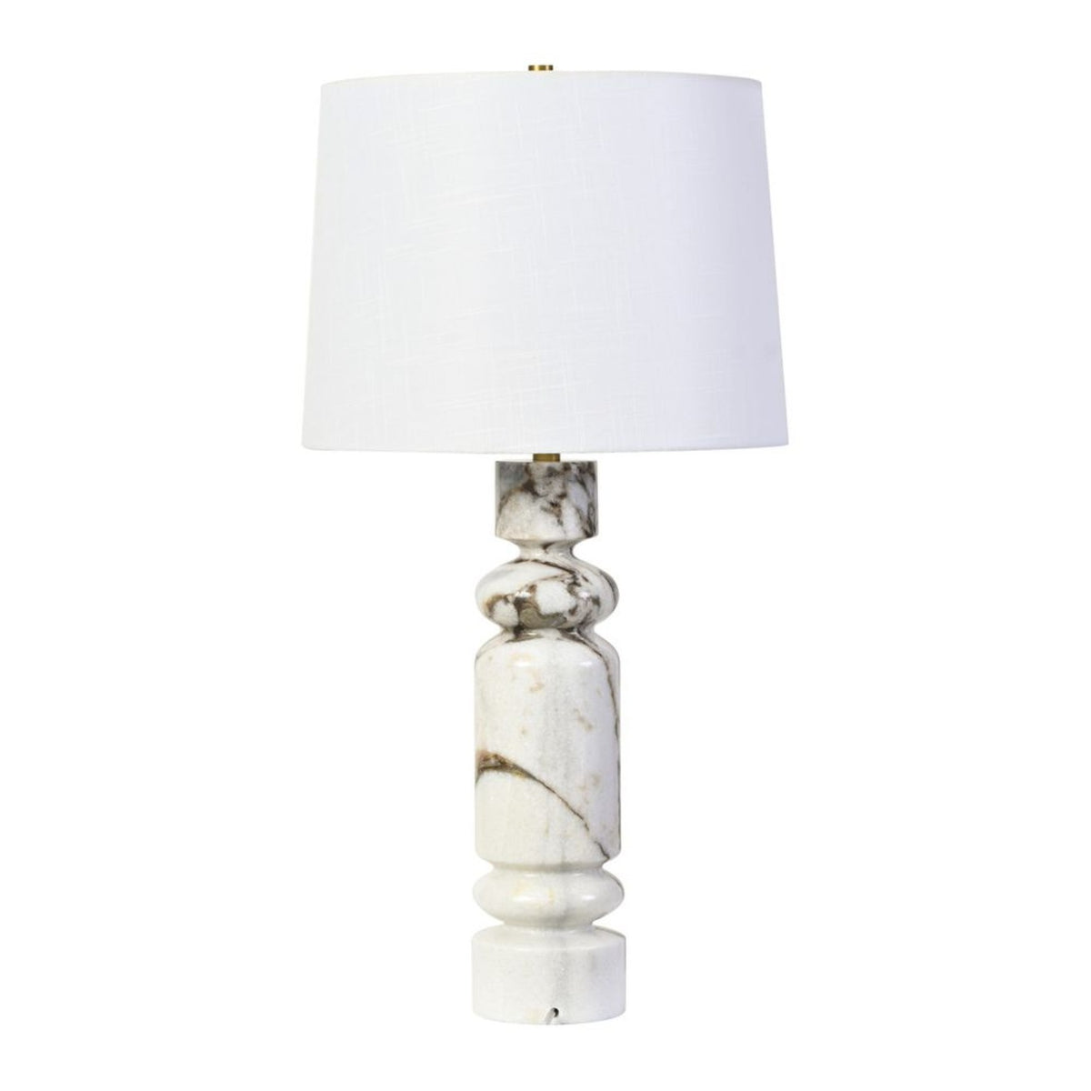 Kora marble table lamp clear cord and in-line switch