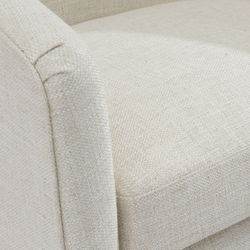 Kendall | Linen Blend Occasional Chair Natural - Mirra Interiors
