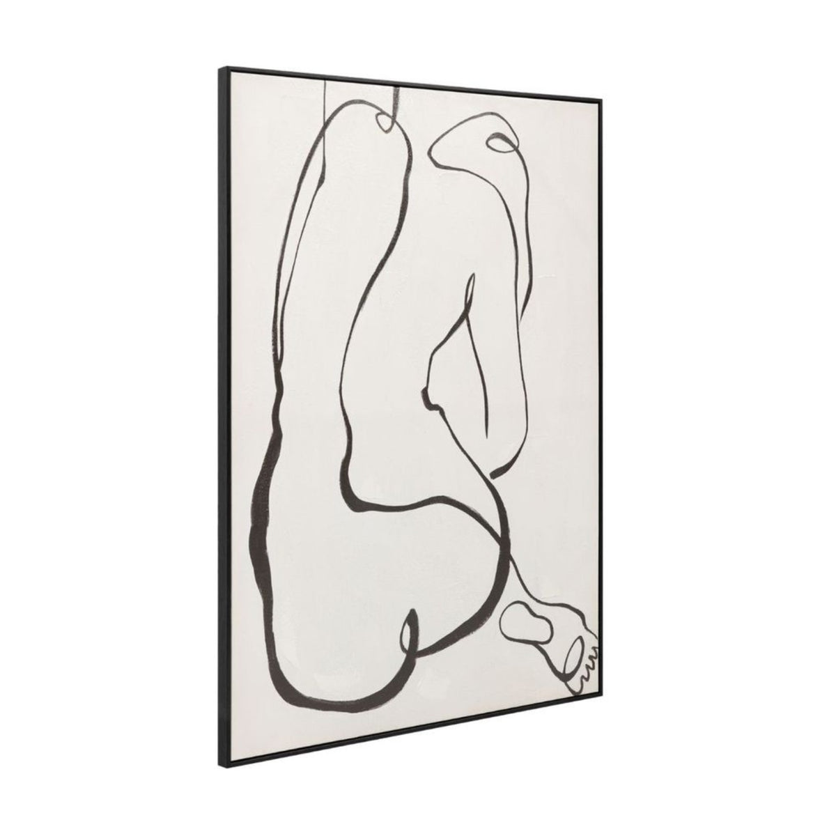 Line and Form hand-painted figurative canvas 3 of 6