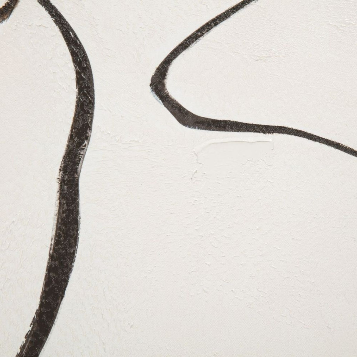 Line and Form hand-painted figurative canvas 5 of 6