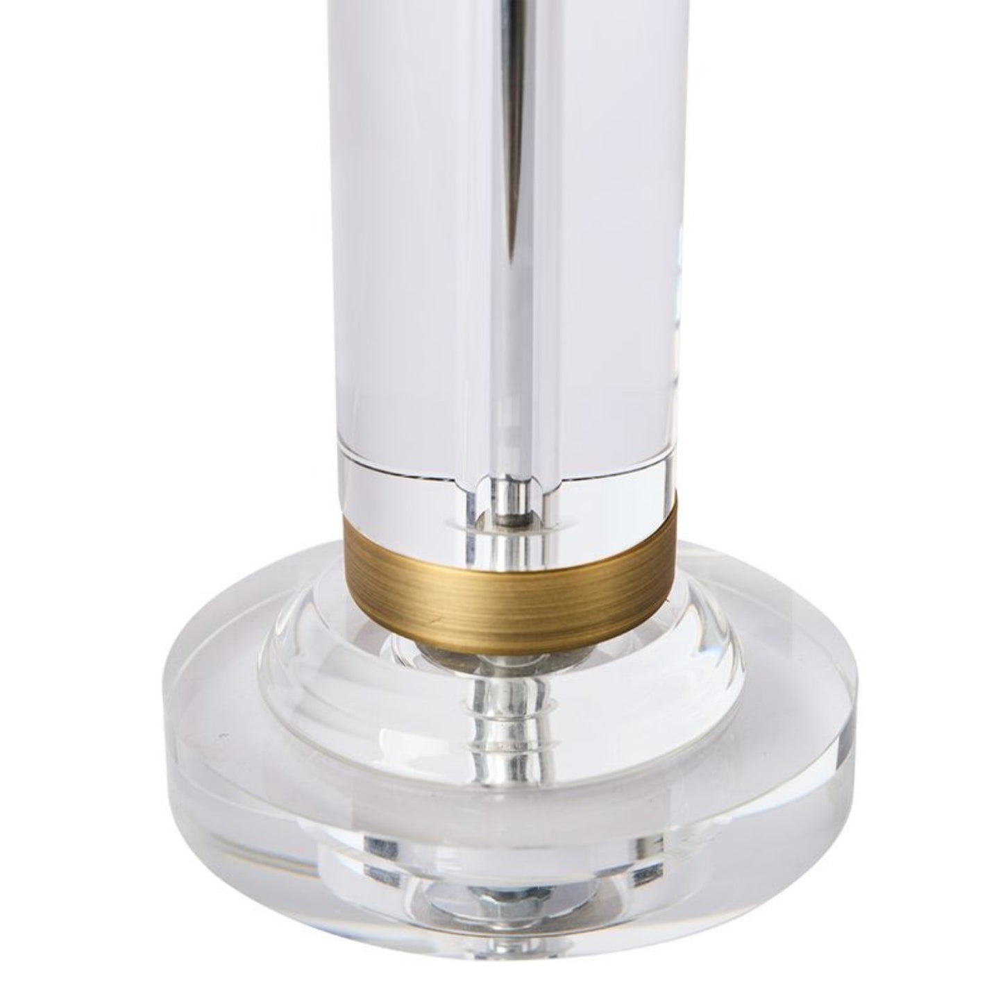Miles Crystal Table Lamp crystal base detail