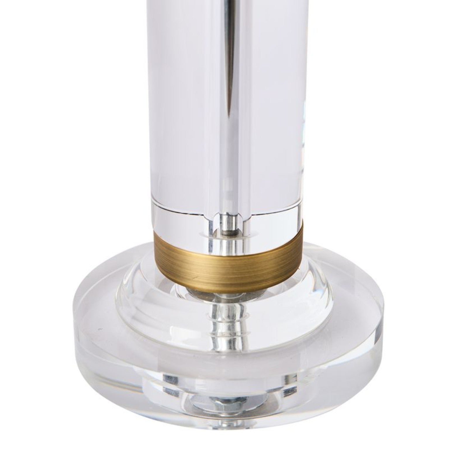 Miles Crystal Table Lamp crystal base detail