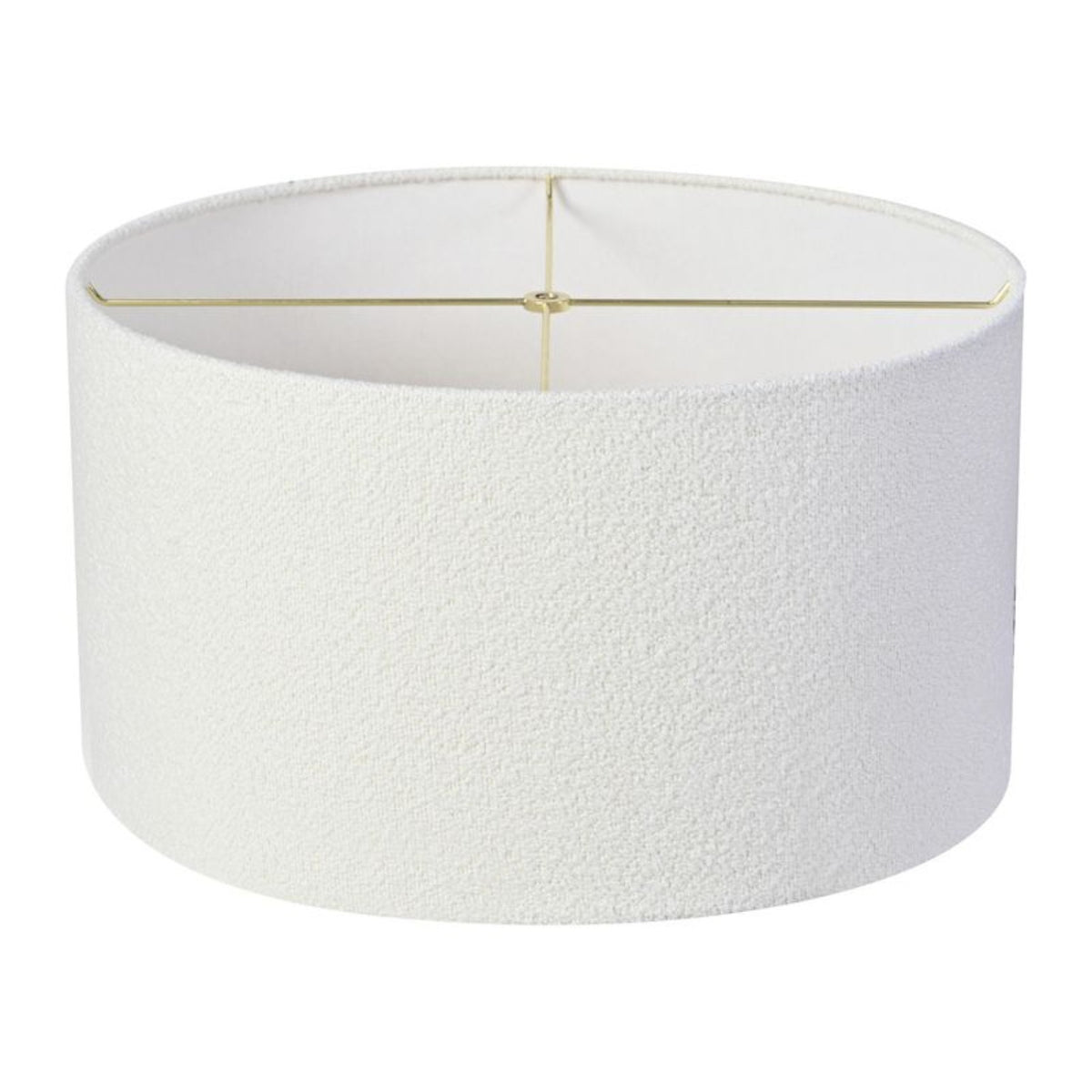 Orien white drum shade detail