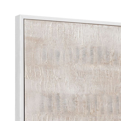 Sacred II | Framed Canvas Painting - White Frame
