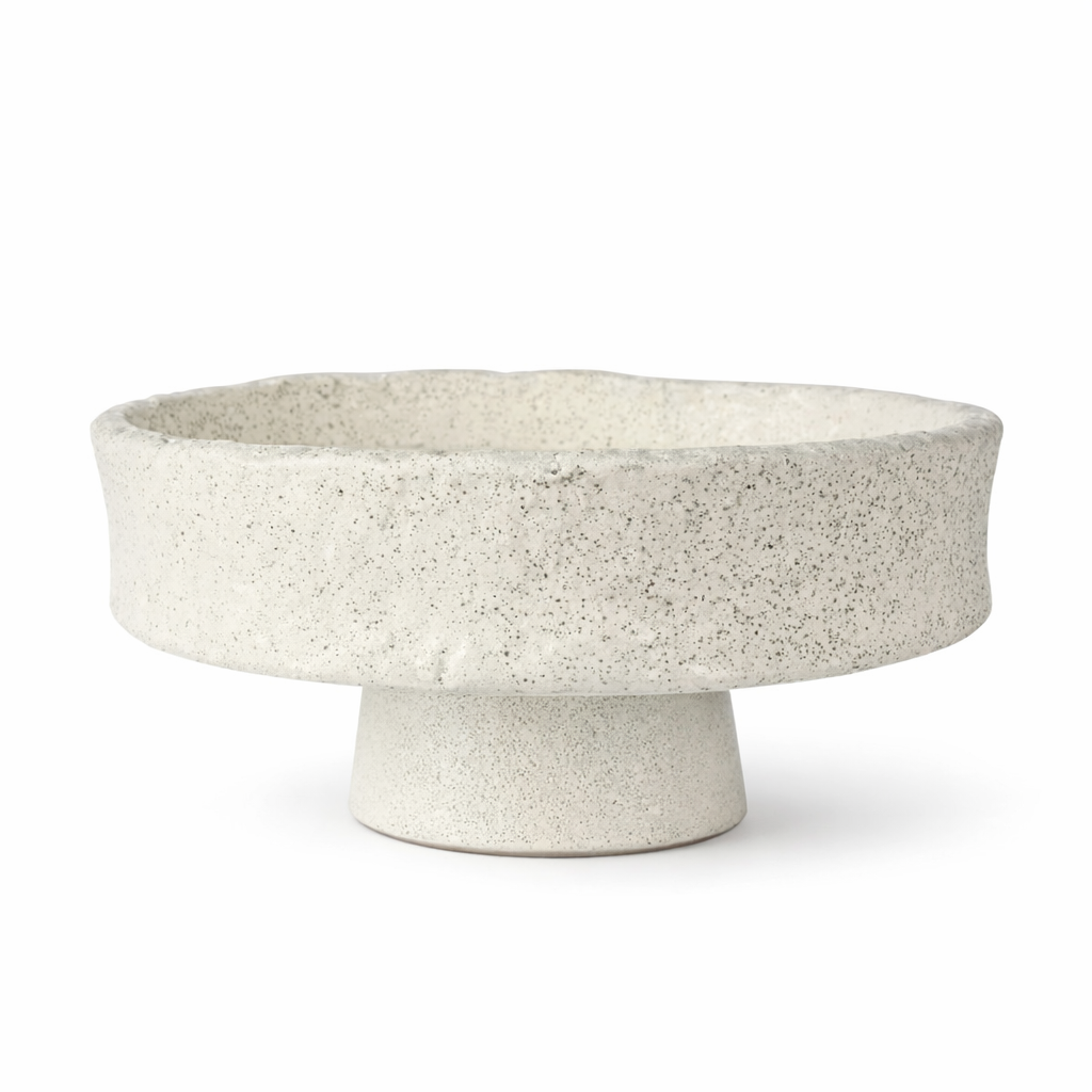 Bolero | Speckled Terracotta Bowl - White