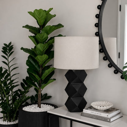 Bordeaux | Geometric Table Lamp - Bronzed Black