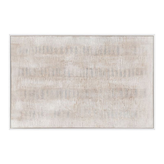 Sacred II | Framed Canvas Painting - White Frame