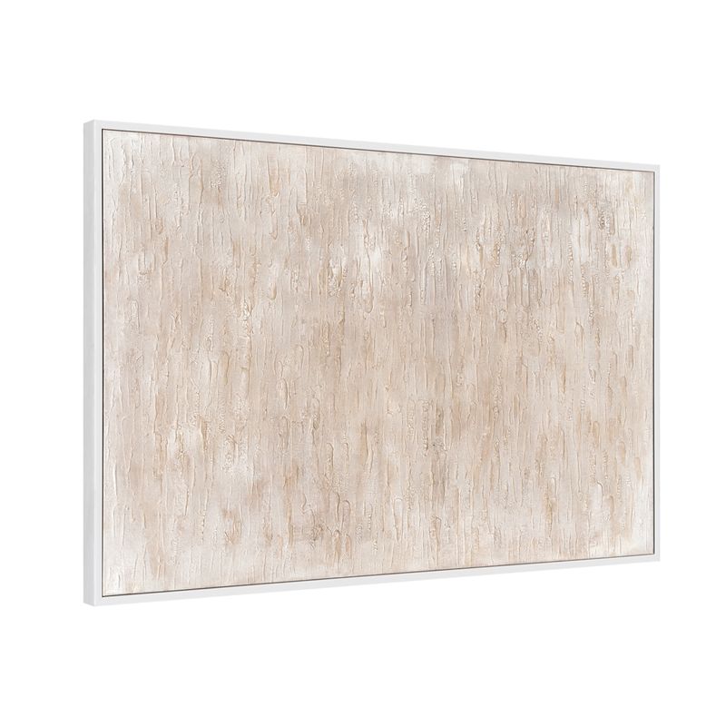 Sacred I | Framed Canvas Painting - White Frame
