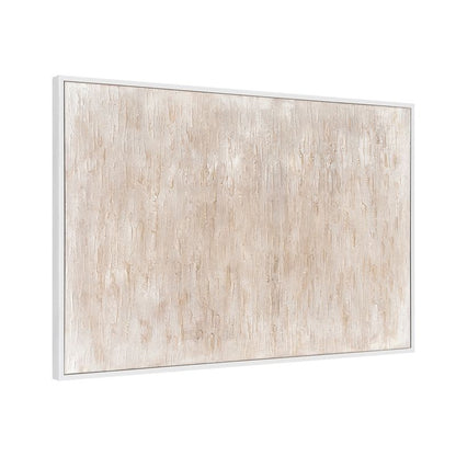 Sacred I | Framed Canvas Painting - White Frame