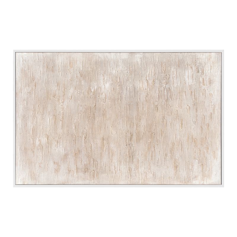 Sacred I | Framed Canvas Painting - White Frame