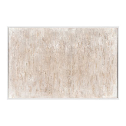Sacred I | Framed Canvas Painting - White Frame