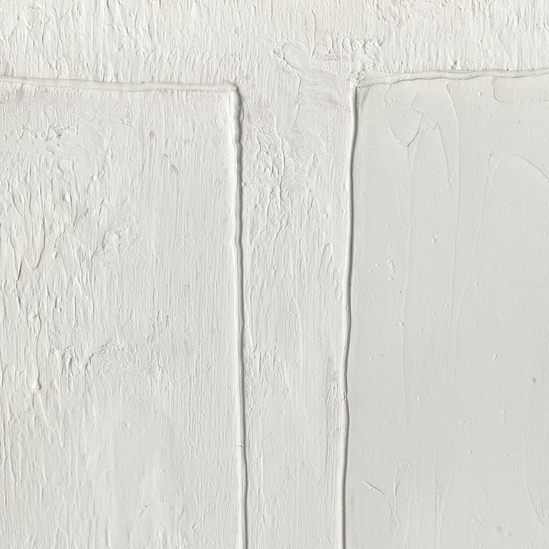Pure Form | Framed Canvas Painting - Natural Frame