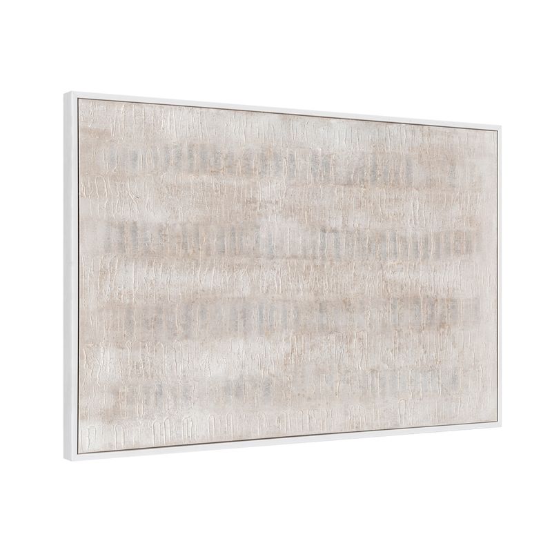 Sacred II | Framed Canvas Painting - White Frame
