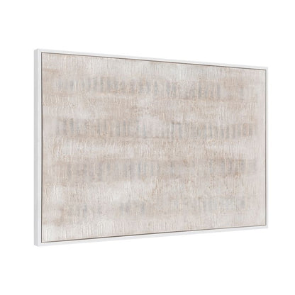 Sacred II | Framed Canvas Painting - White Frame