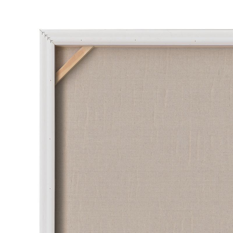 Sacred I | Framed Canvas Painting - White Frame