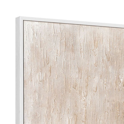 Sacred I | Framed Canvas Painting - White Frame