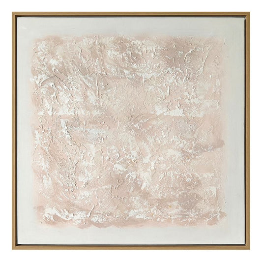 White Linen | Enhanced Canvas Print - Natural Frame