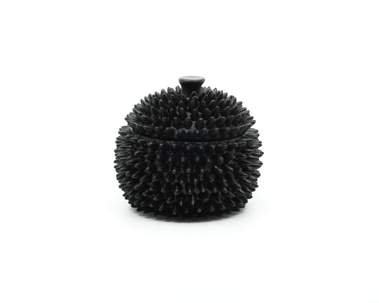 Urchin | Spike Trinket Box Black (Small) - Mirra Interiors
